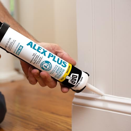 DAP Alex Plus 10.1oz All Purpose Acrylic Latex Caulk Plus Silicone