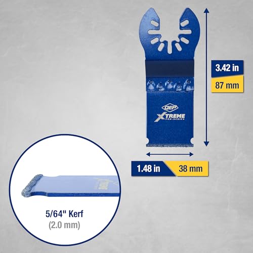 QEP 10089 Xtreme Premium Diamond Grit Grout Removal Straight Blade
