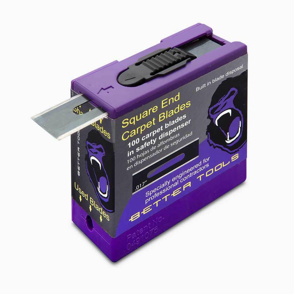 Better Tools Square End Blades – Heavy Duty, 300 Count