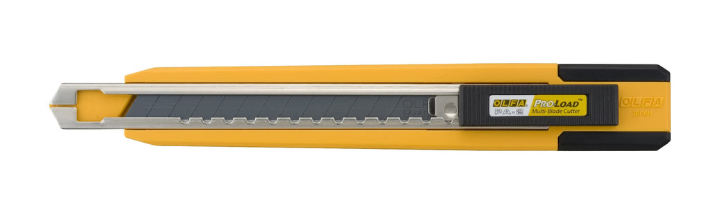 OLFA PA-2 9mm Precision Utility Knife – Auto-Lock Dual-Blade Cartridge, Multi-Purpose Snap-Off CutterMulti-Purpose Cutterurpose Retractable Precision Knife w/Snap-Off Blades & Auto Blade Loader, Replacement Blades: Any OLFA 9mm Blade