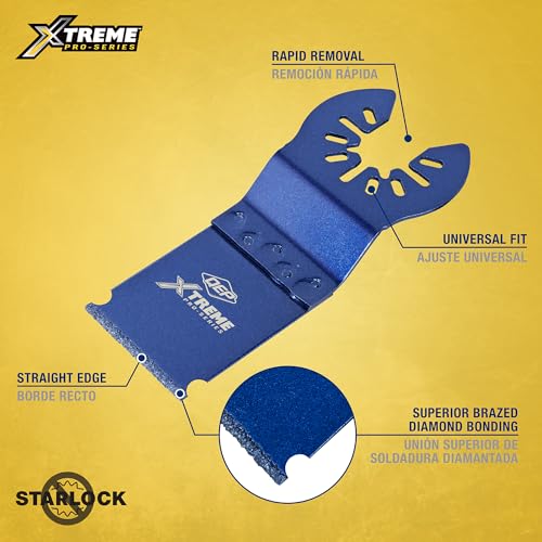 QEP 10089 Xtreme Premium Diamond Grit Grout Removal Straight Blade