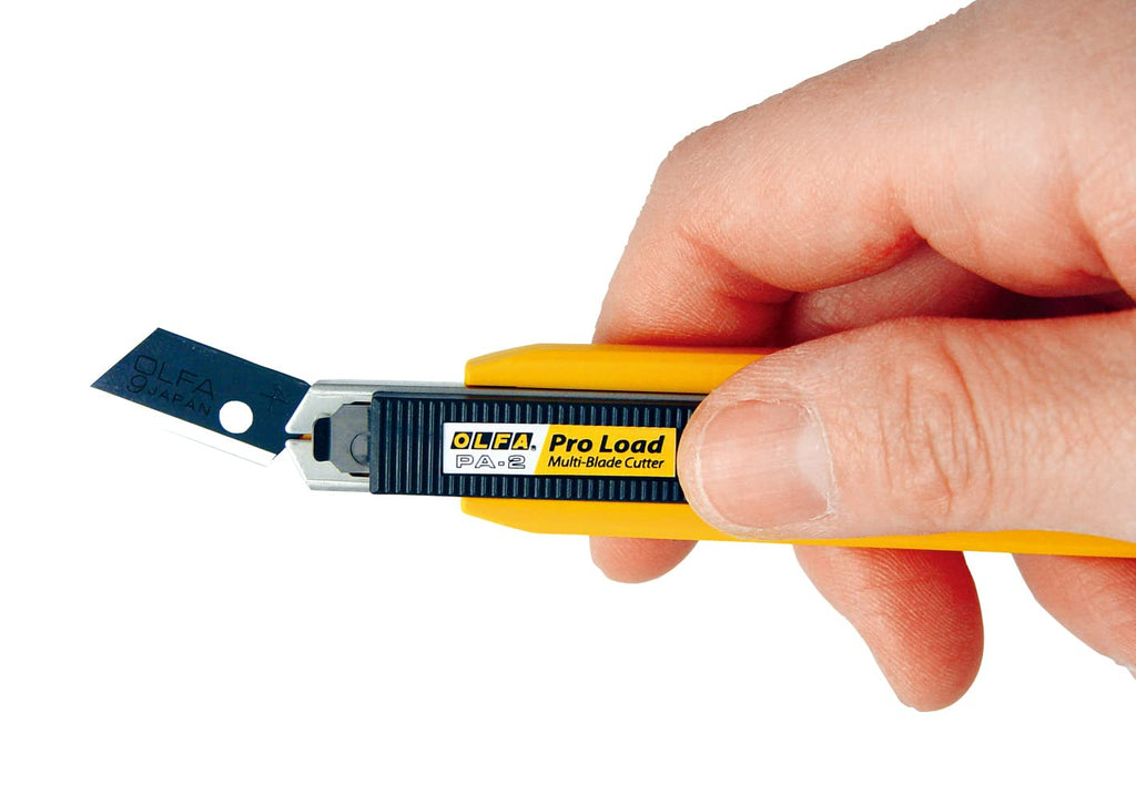 OLFA PA-2 9mm Precision Utility Knife – Auto-Lock Dual-Blade Cartridge, Multi-Purpose Snap-Off CutterMulti-Purpose Cutterurpose Retractable Precision Knife w/Snap-Off Blades & Auto Blade Loader, Replacement Blades: Any OLFA 9mm Blade