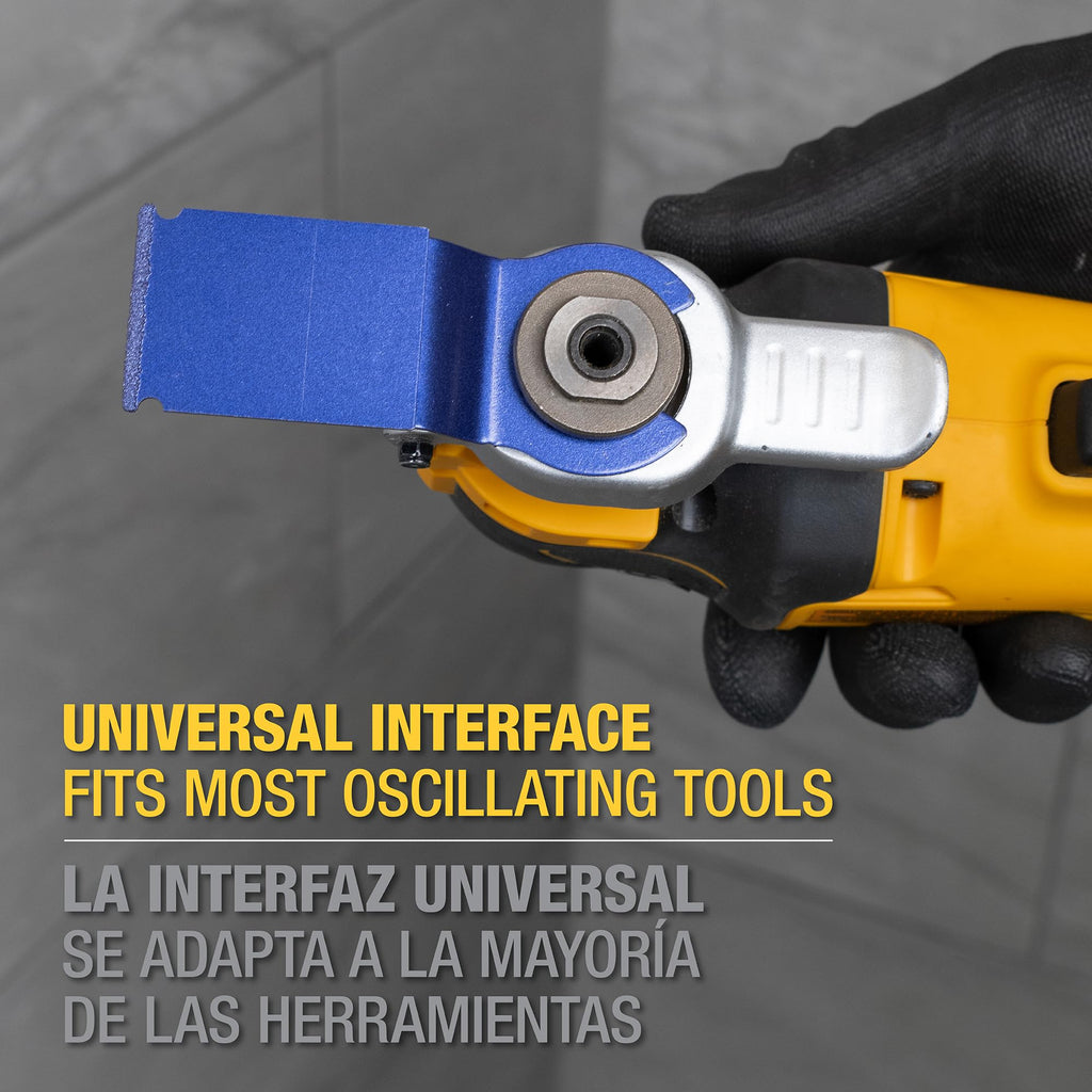 QEP 10089 Xtreme Premium Diamond Grit Grout Removal Straight Blade