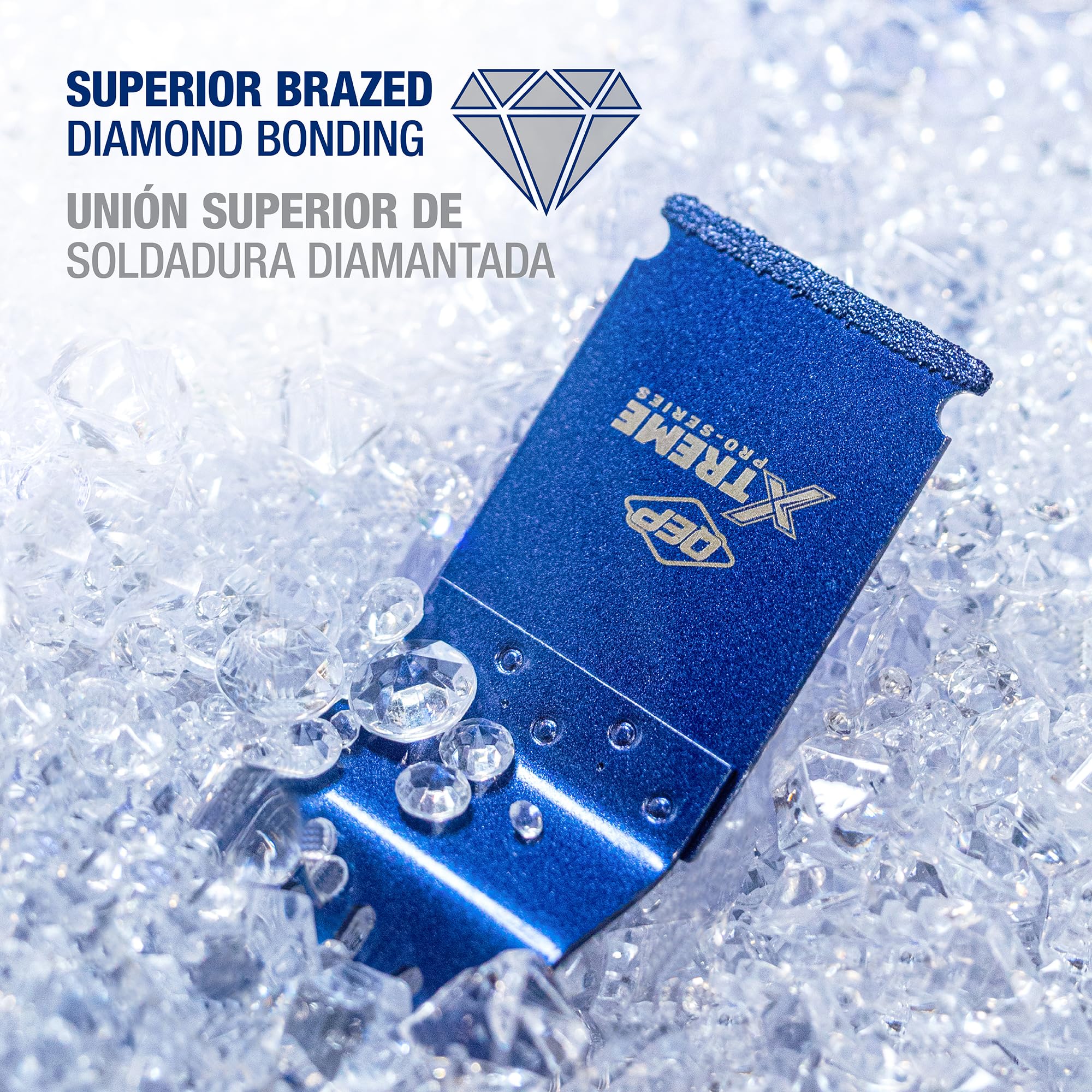 QEP 10089 Xtreme Premium Diamond Grit Grout Removal Straight Blade