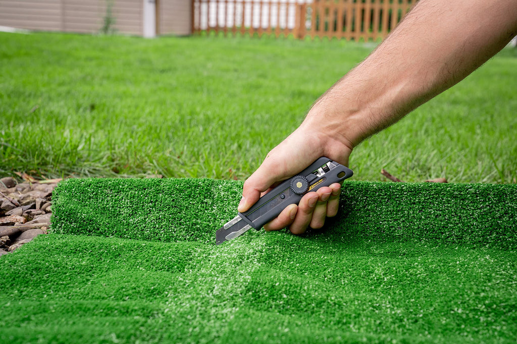 OLFA NH-1 25mm 7-Pt Rubber Grip Ratchet-Lock Extra Heavy-Duty Snap-Off Utility Knife